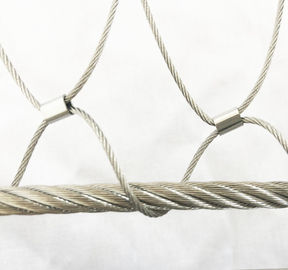 مش طناب از جنس استنلس استیل برای کابل مش حصار باغ وحش / شبکه جنگل کوهنوردی